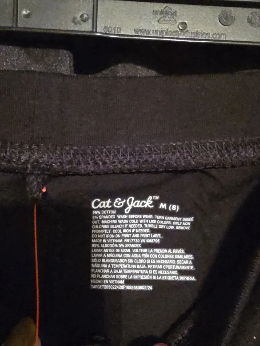 Cat & Jack Black Sparkle Kids Leggings